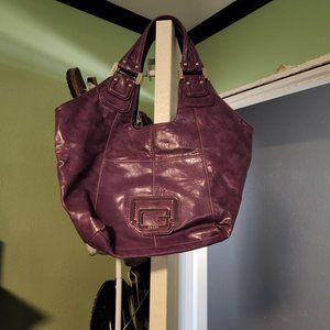Purple Guess Hobo Bag
